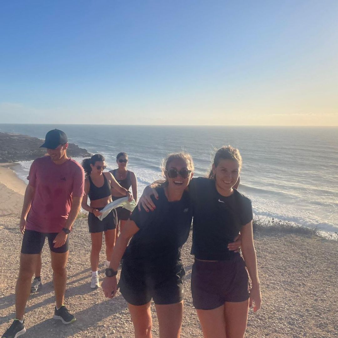 Running gang by Laura
