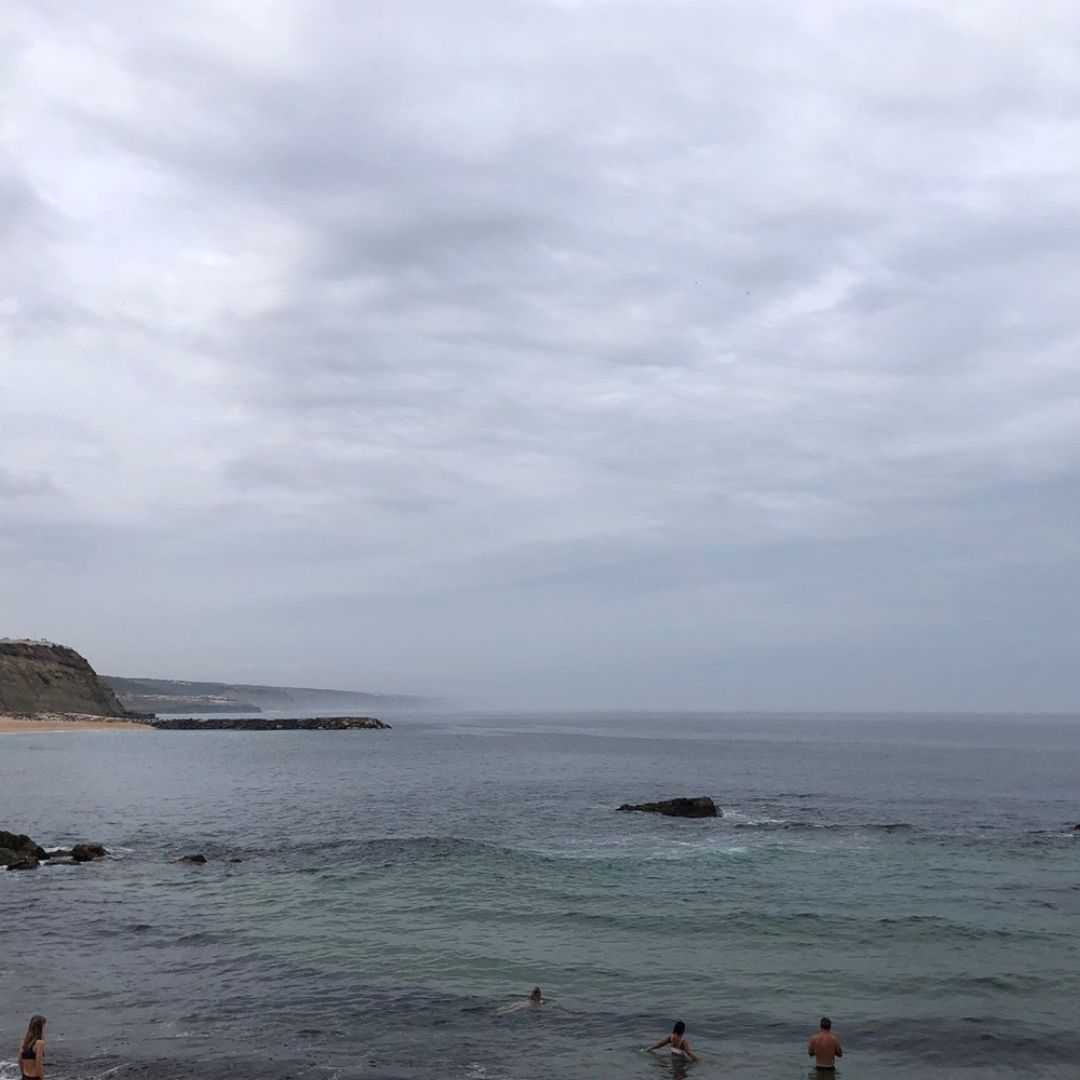 Morning Ocean Dip gang by Sean