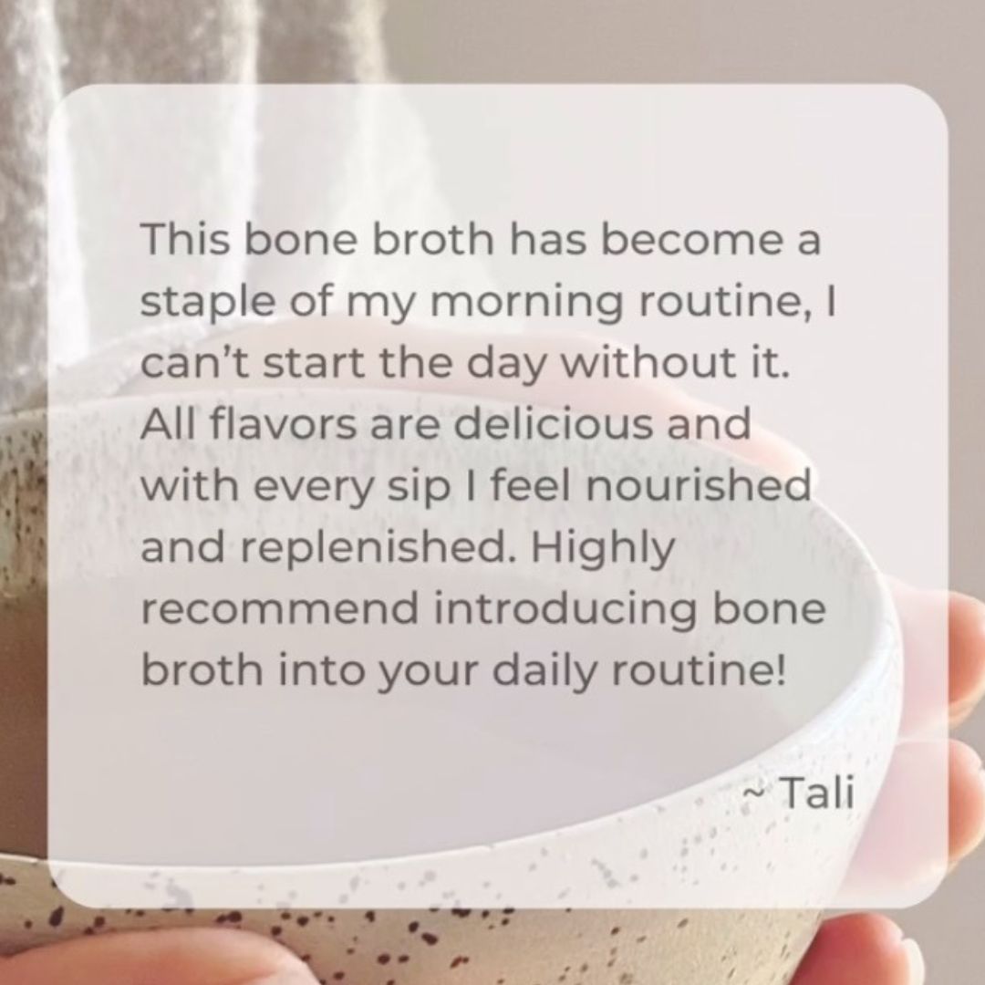 Bone broth by Karen (Be Well)