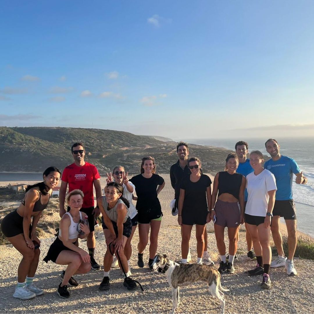 Running gang by Laura
