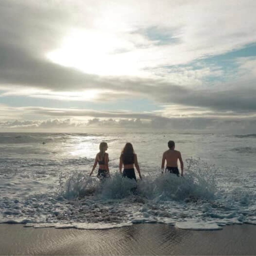 Morning Ocean Dip gang by Sean